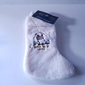 Medias de Navidad Hedwig Harry Potter blancas con etiquetas Primark - Imagen 1 de 5