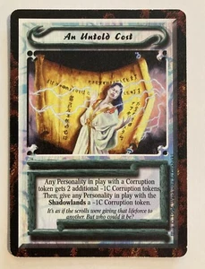 An Untold Cost L5R Legends of the Five Rings CCG Forbidden Knowledge - Picture 1 of 1