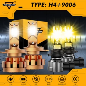Faro LED alto/bajo + luz antiniebla amarillo para Toyota Tundra 2000-2006 AUXBEAM H4 9006 - Imagen 1 de 12