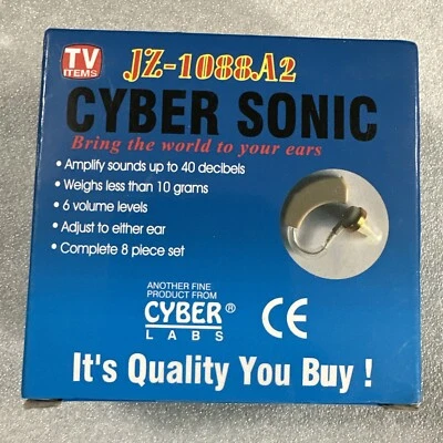 Amplificador de sonido CYBER SONIC audífono DETRÁS de la oreja bte sonido auditivo Foto 1 de 4
