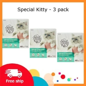 Special Kitty Odor Control Tight Clumping Cat Litter, Fresh Scent, 40 lb x 3pack - Picture 1 of 5