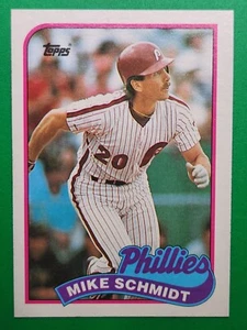 Mike Schmidt 1989 Topps Card #100 MINT HIGH GRADE CONDITION - Picture 1 of 7