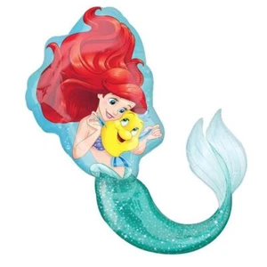 Ariel the Little Mermaid Shaped Foil Balloon 34 inches - Picture 1 of 1