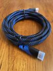 10-Foot Braided 4K HDMI Cable Heavy Duty