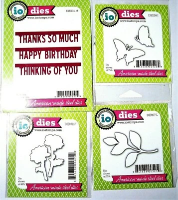 Your Choice of Impression Obsession Dies - Dichos Margarita Rama Mariposas NUEVO Foto 1 de 4