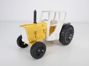 LONE STAR TRACTOR Toy Vintage Collectable Model Yellow White Farming - Picture 1 of 12