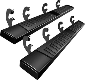 Running Boards 6 Inches for Crew Cab 2019-2025 Chevrolet Silverado GMC Sierra 15 - Picture 1 of 8