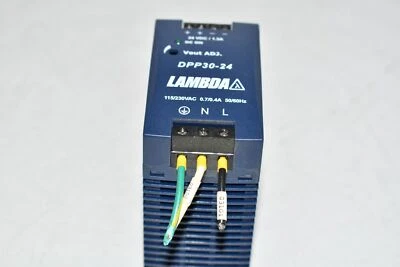 Fuente de alimentación TDK-Lambda DPP30-24, AC-DC, 24V, 1,3A, 85-264V pulgadas, cerrada, riel DIN Foto 1 de 4