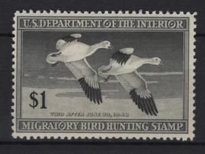 USA: Duck stamp #RW14 Mint Lightly hinged. - Picture 1 of 2