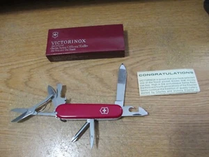 VINTAGE VICTORINOX SWISS ARMY POCKET KNIFE SUPER TINKER In Box - Picture 1 of 5