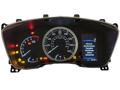 Speedometer Instrument Cluster Dash Panel 2021 Toyota Corolla Sdn. 76,942 Miles - Image 1 of 3