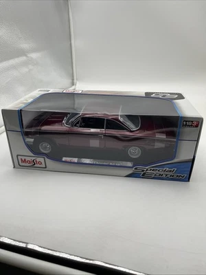 Maisto Diecast Modelo escala 1:18 - Chevrolet Bel Air 1962 Borgoña Foto 1 de 4
