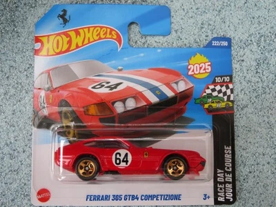 Hot Wheels H5L 222 FERRARI 365 GTB4 COMPETIZIONE red 2025 222 CaseL New Casting - Image 1 of 2