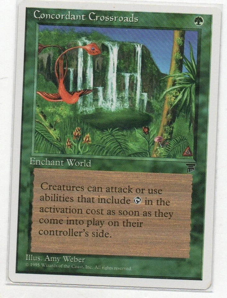 MTG: Chronicles: Concordant Crossroads: Lightly played Condition - Image 1 of 1