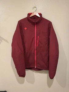 Descente Middler SIO S.I.O. Insulated Primaloft Maroon Red Jacket Men’s 2XL XXL - Picture 1 of 12