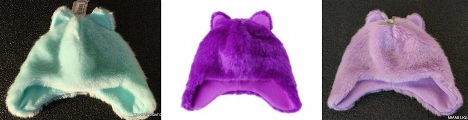 Lote De 3 Niña Piel Sintética Peludo Sombrero Cherokee 12M-18M Niño Winter Ears - Imagen 1 de 1