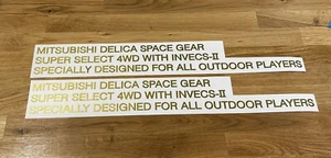 Mitsubishi Delica Space Gear Out Door Players Decal Set. Brand New. - Picture 1 of 2