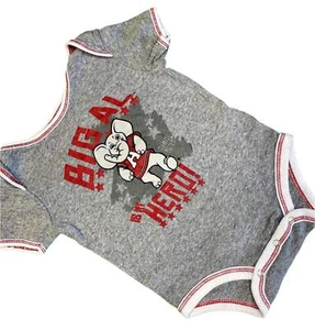 NCAA Alabama Crimson Tide Grey Bodysuit 6-9 months - Picture 1 of 4