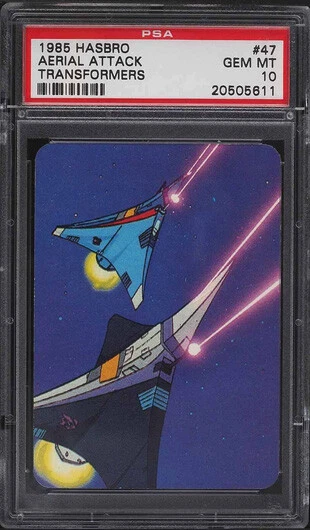 1985 Hasbro Transformers #47 Aerial Attack PSA 10 - Image 1 of 1
