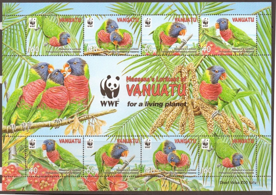 VANUATU SGMS1098 2011 BIRDS  MNH - Image 1 of 1