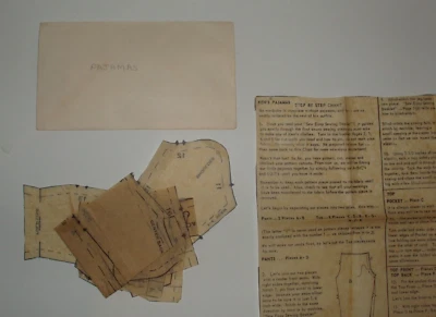 复古 1962 年美泰 Ken 缝纫简易图案 Advance Group E,切割和无信封 — 第 1/2 张图片