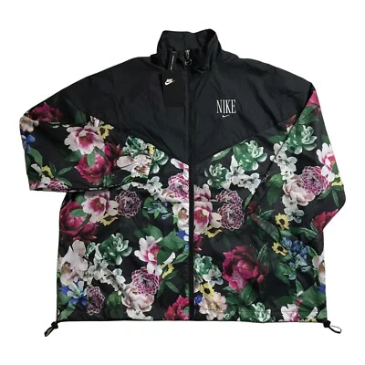 Nike Mujer ROPA DEPORTIVA MUJER ESTAMPADO FLORAL CHAQUETA CU6526-010 TALLA PEQUEÑA Foto 1 de 4
