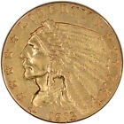 Us Gold $2.50 Indian Head Quarter Eagle - Extra Fine - Random Date