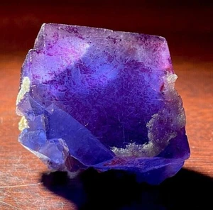 Lila FLUORIT mit Quarz - Blanchard Mine, Bingham, New Mexico - Bild 1 von 8