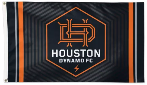 HOUSTON DYNAMO Football Club New-Logo Huge 3'x5' Official MLS Soccer DELUXE FLAG Cover