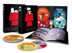 PEANUTS SUPERBOX MIT EXKLUSIVEN FOLGEN, ZEICHENTRICK-BOX MIT 9 DVDs, 2010 "NEU" - Bild 1 von 2