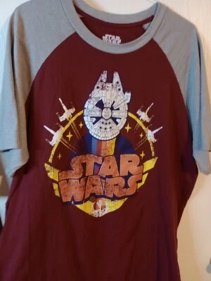 Camisa Star Wars Halcón Milenario Para Hombres 2XLT Camiseta Gráfica Impresa Estilo Vintage Foto 1 de 4