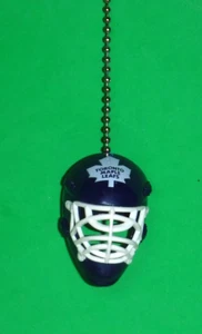 TORONTO MAPLE LEAFS CEILING FAN PULL CHAIN GOALIE MASK HELMET - Picture 1 of 3