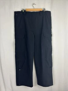 Blauer Men's Black Gortex All Weather Pants, Large Regular Cargo 42x27 Fits Xxl - Picture 1 of 20