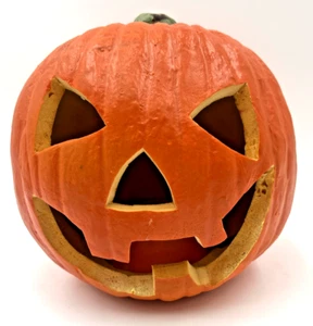 Molde de espuma naranja Jack O Lantern de Halloween de colección iluminar calabaza leer sonido aterrador - Imagen 1 de 13