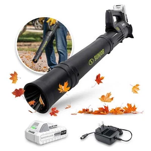 Sun Joe 24V Cordless Jet Blower Kit – 100 MPH, 280 CFM, Battery & Charger - Picture 1 of 13