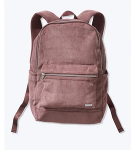 NEW! Victoria Secret's Pink Corduroy Backpacks Cocoa Powder - Picture 1 of 3