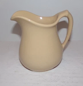Shenango china restaurant ware Tan Pitcher 24oz 6" tall - Picture 1 of 6