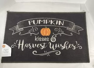 Perfect Harvest Fall Thanksgiving Decorative Door Mat Doormat Autumn Pumpkin - Picture 1 of 7