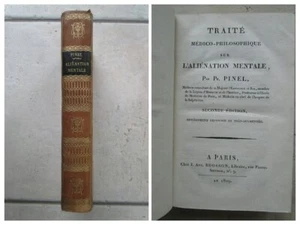 PINEL : TRAITE MEDICO-PHILOSOPHIQUE SUR L'ALIENATION MENTALE, 1809. - Picture 1 of 24