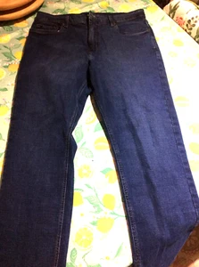 Men's Sz 36 30 Urban Star JEANS DK. Blue Stretch straight leg Cowboy Cut - Picture 1 of 8