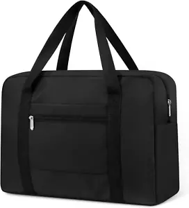 Travel Duffel Bag Foldable Weekender Overnight Bag for Men Women Lightweight Car - Picture 1 of 25