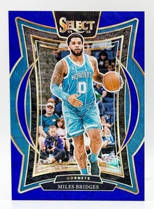 2024-25 Select Concourse Blue Wave #8 Miles Bridges 68/75 Charlotte Hornets - Picture 1 of 2