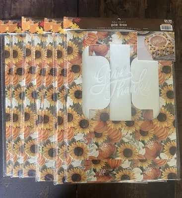 Thanksgiving Pie Boxes Set Of 7 (14 Pie Boxes Total) - Image 1 of 2