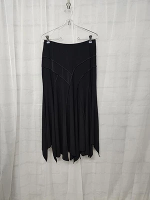 Falda Joseph Ribkoff Negra Midi/Maxi Gótica Capricho Hada Grunge 8 Foto 1 de 4