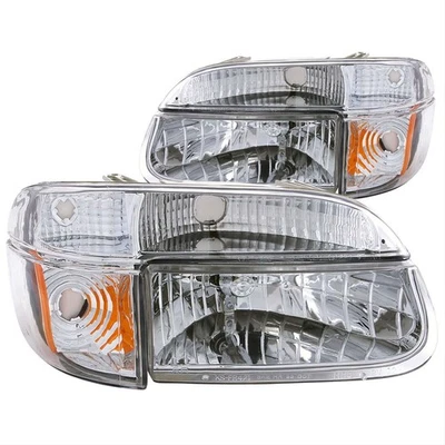 Anzo Headlights 111040 Clear W/Chrome Housing 1995-2001 Ford Explorer Foto 1 de 3