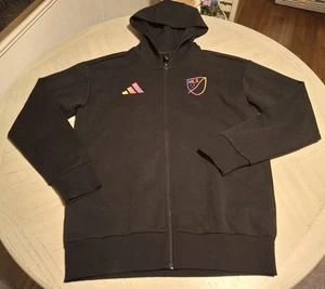 Men's adidas Black 2024 MLS All-Star Game Anthem Full-Zip Hoodie - Picture 1 of 3