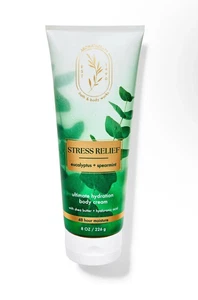 Bath & Body Works STRESS RELIEF 🌿 EUCALYPTUS SPEARMINT Full Size BODY CREAM - Picture 1 of 1