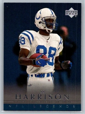 💎2000 Upper Deck Legends Football #29 Marvin Harrison - Colts💎 - Image 1 of 2