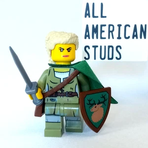 LEGO Castle Elven Dark Forestmen Minifigure Rogue Knight BAM Warrior Forestman - Picture 1 of 11