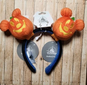 Juego de diadema Mickey Pumpkin 2025 Disney Parks Halloween crea tu propia diadema nuevo con etiquetas - Imagen 1 de 3
